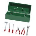 Detailed Metal Tool Accessories (Tool Box+6 Tools) Dollhouses Miniature ...