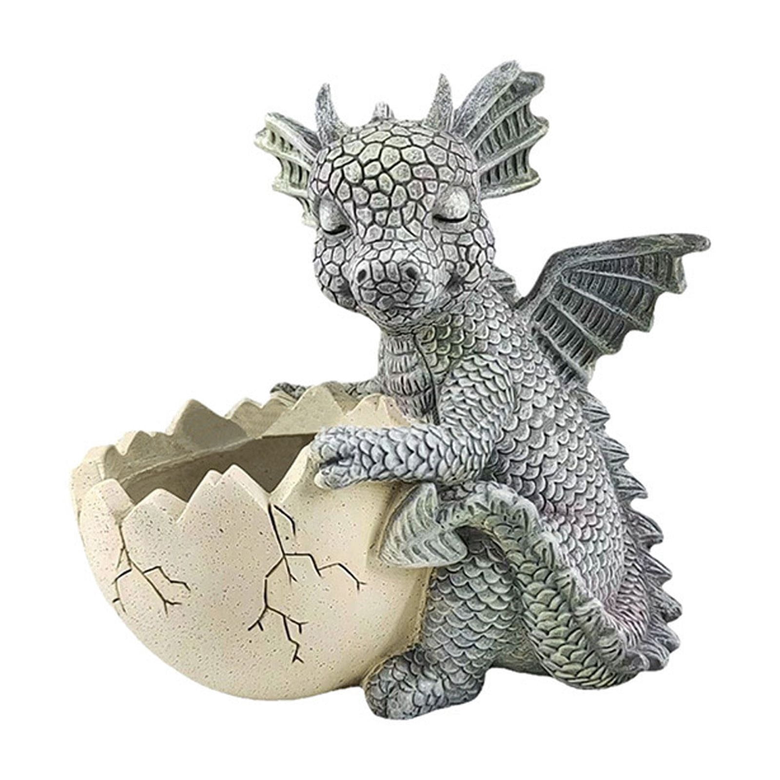Detailed Resin Carving Flower Pots for Indoor Outdoor Plants Creative Home Gardening Planter Box Decorative Craft Flowerpots for Patio Yard Lawn and Modern Garden Landscape Ornament
