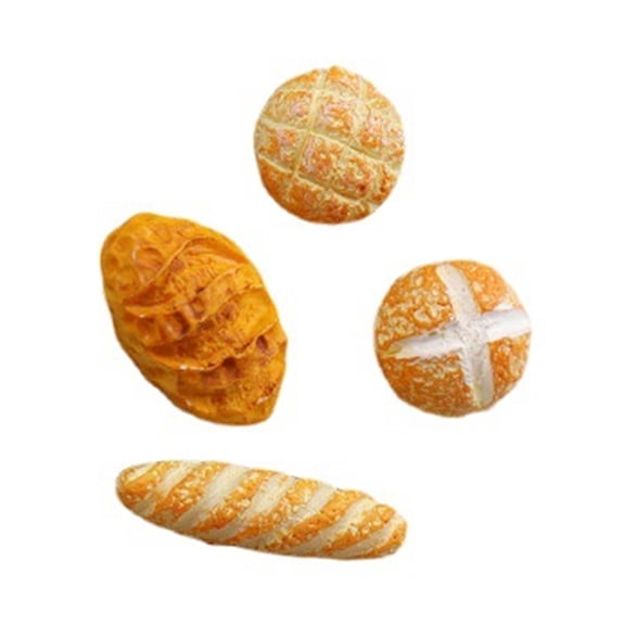 Detailed Resin Miniature Bakery Bread Decorations 1/12 Scale Collectible Small Craft Models