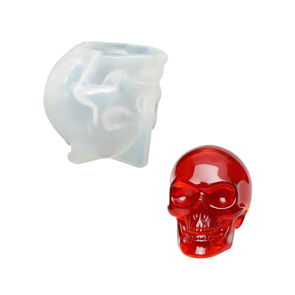 Detailed Silicone Skull Mould For Handcraft Resin Jewelry Crafting Home Decoration Gift Featuring Fashion