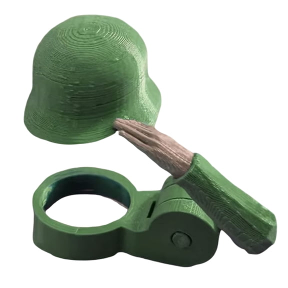 Detailed Soldier Salutes Beer Caps Helmets Realistic Design Bottle Covers Suitable for Party and Veterans Enthusiasts