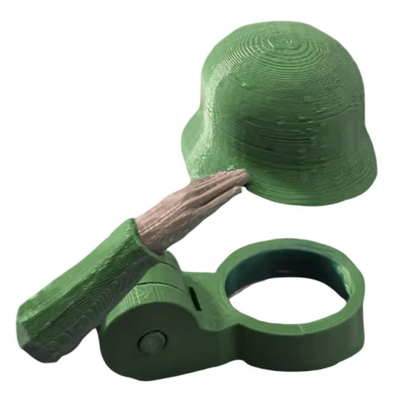 Detailed Soldier Salutes Beer Caps Helmets Realistic Design Bottle Covers Suitable for Party and Veterans Enthusiasts