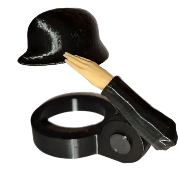 Detailed Soldier Salutes Beer Caps Helmets Realistic Design Bottle Covers Suitable for Party and Veterans Enthusiasts