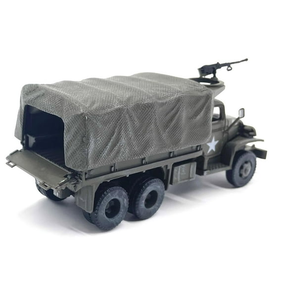Detailed WWII US Army Vehicle Replica 1/72 Scale Model for Display in Showcases and Cabinets