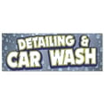 thumbnail image 1 of Detailing And Car Wash | 18" X 48" Banner | Outdoor Vinyl Sign With Grommets | Auto Detailing Hand Detail Shop Trucks | Made in The USA, 1 of 4