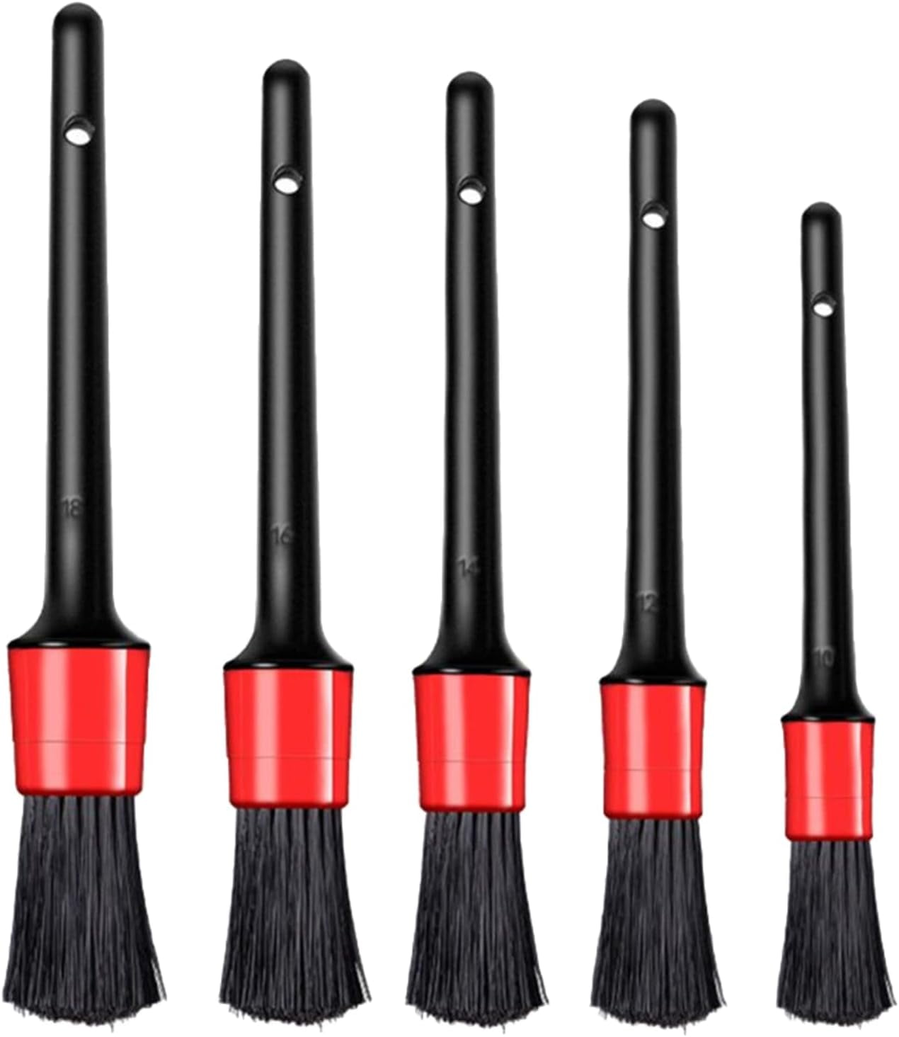 Detailing Brush Drill Brushes For Car Tire Dashboard Cleaning Detail Brush Set Auto Interior Exterior Cleaning Dry Wash Boars Hair Detailing Brush Ultra-soft Brushes For Vehicles Set Chemical-guys Car