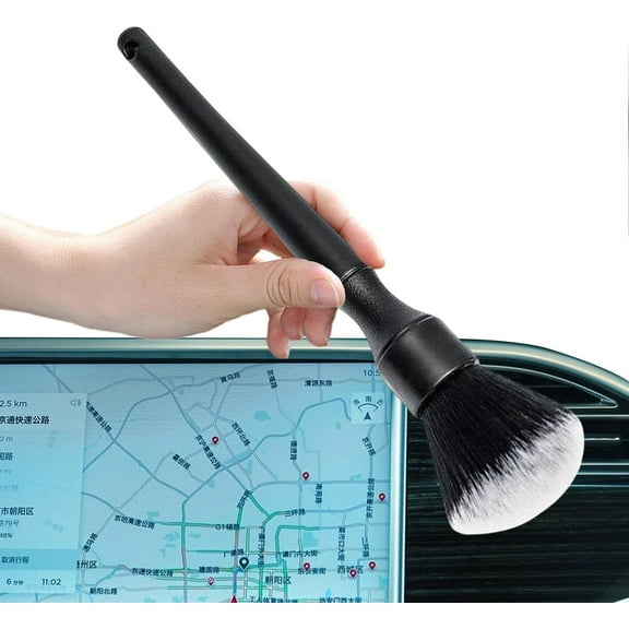 Detailing Brush | Microfiber Brush for Car Microfiber - Car Interior Accessories for Cleaning Air Vent Engine Bay Emblems Dashboard Seat Wheel