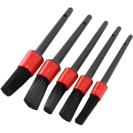 Detailing Brush Set Perfect for Car Automotive Cleaning Wheels, Dashboard, Interior, Exterior, Emblems