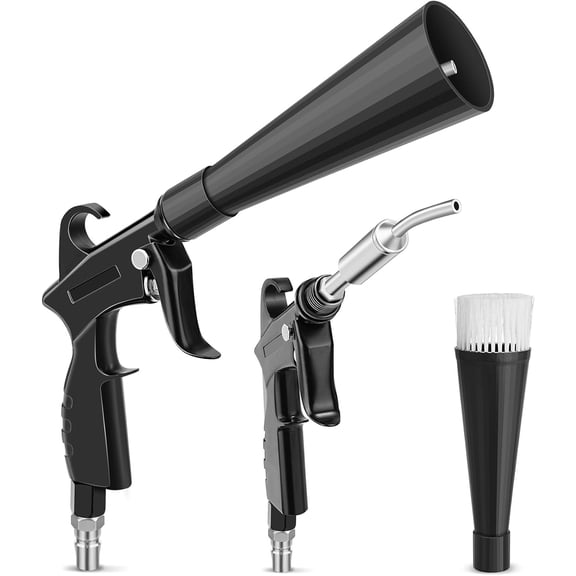 Detailing Car Cleaning Gun Interior Dryer Air Blow Gun, High Pressure Blower Gun, Car Detailing Tools for Quickly Blowing Out Dirt and DustWorking with Air