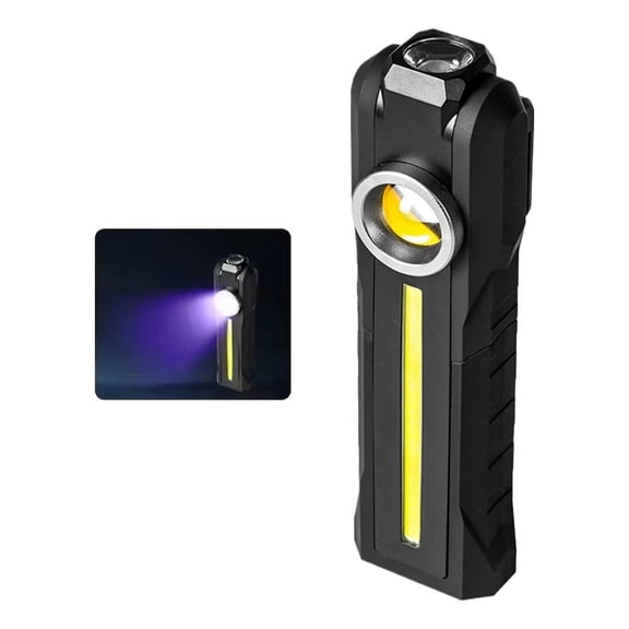Detailing Light,Rechargeable LED Color Match Paint Inspection Lamp,Long Battery Life,500LM Bright Output Lamp with Magnetic Base & Hook, for Engine Bays, Mechanics Energy Class A