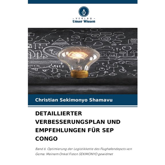 Detaillierter Verbesserungsplan Und Empfehlungen Fr Sep Congo, (Paperback)