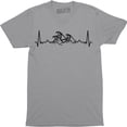 thumbnail image 1 of Details About Ocean Heartbeat Beach Lover Ocean Surfer Waves Graphic Men's T-Shirt, 1 of 4