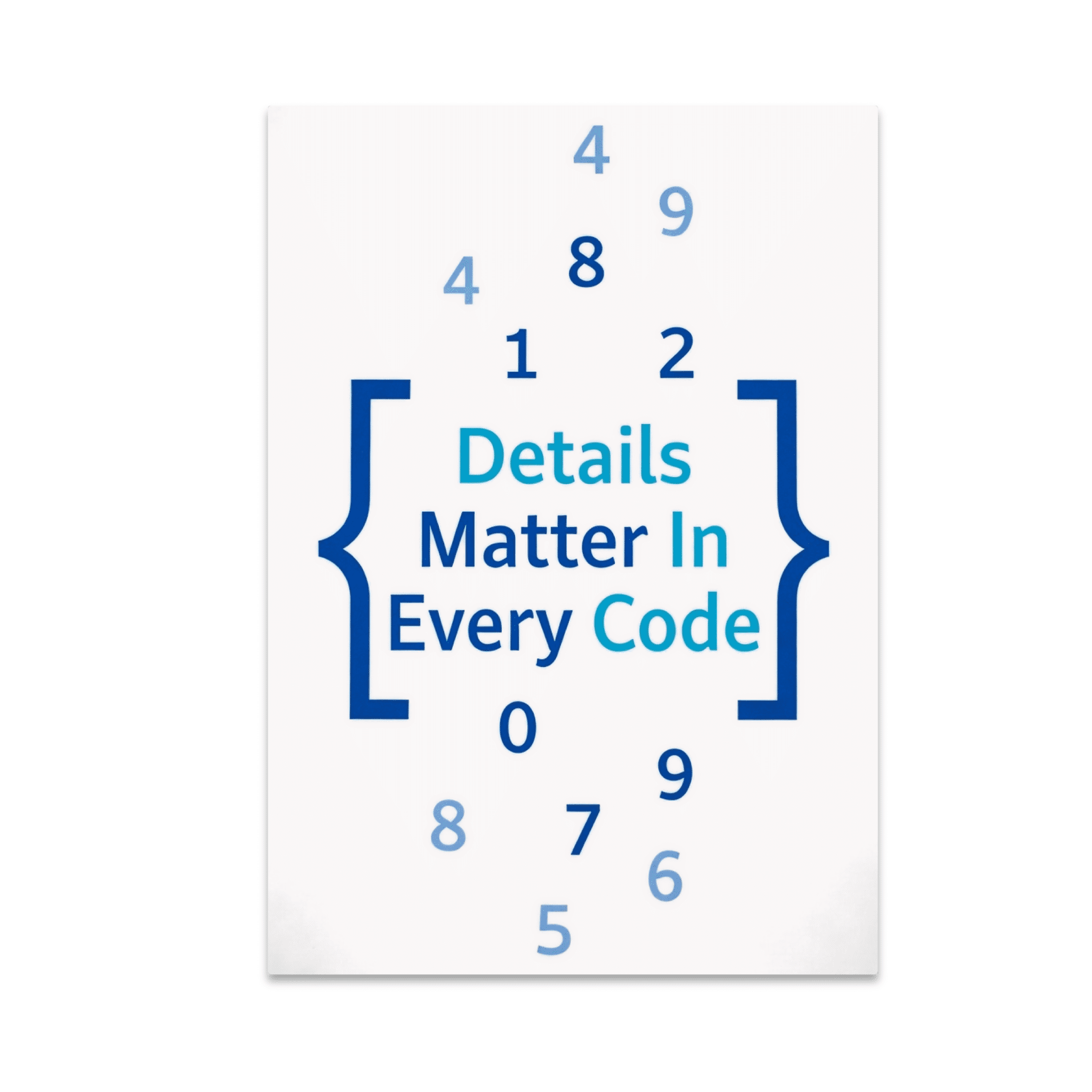 Details Matter In Every Code - Medical Coder - 13x19 Poster Print ...
