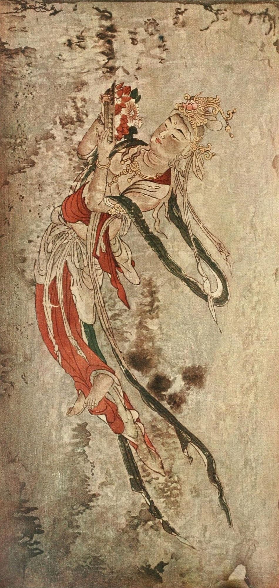 Details of the frescoes at Horiuji Epochs of Chinese & Japanese Art 1912 Canvas Art - Unknown (18 x 24)