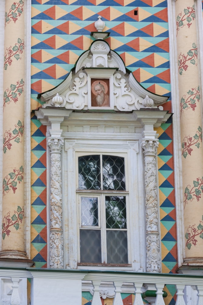 Details of the refectory of the Church of Saint Sergius Trinity Monastery of St Sergius Sergiev Posad Moscow Russia Canvas Art - Panoramic Images (27 x 9)