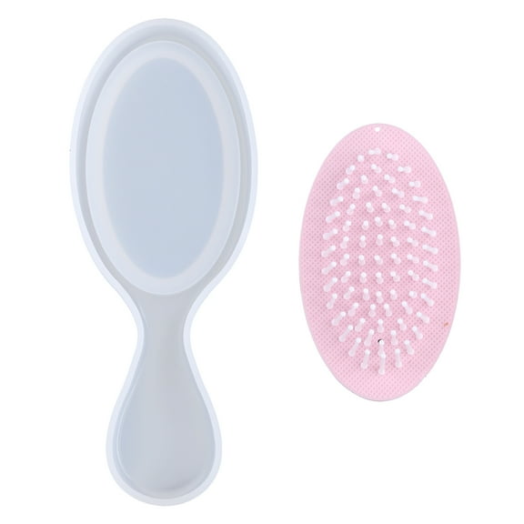 Detangler Comb Silicone Mold Epoxy Casting Comb Molds Female Silicone Resin Comb Mold for Crafts Supplies