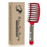 Detangling Hair Brush - Easy Tames Tangles & Knots for All Hair Types - Hairbrush for Kids & Adults