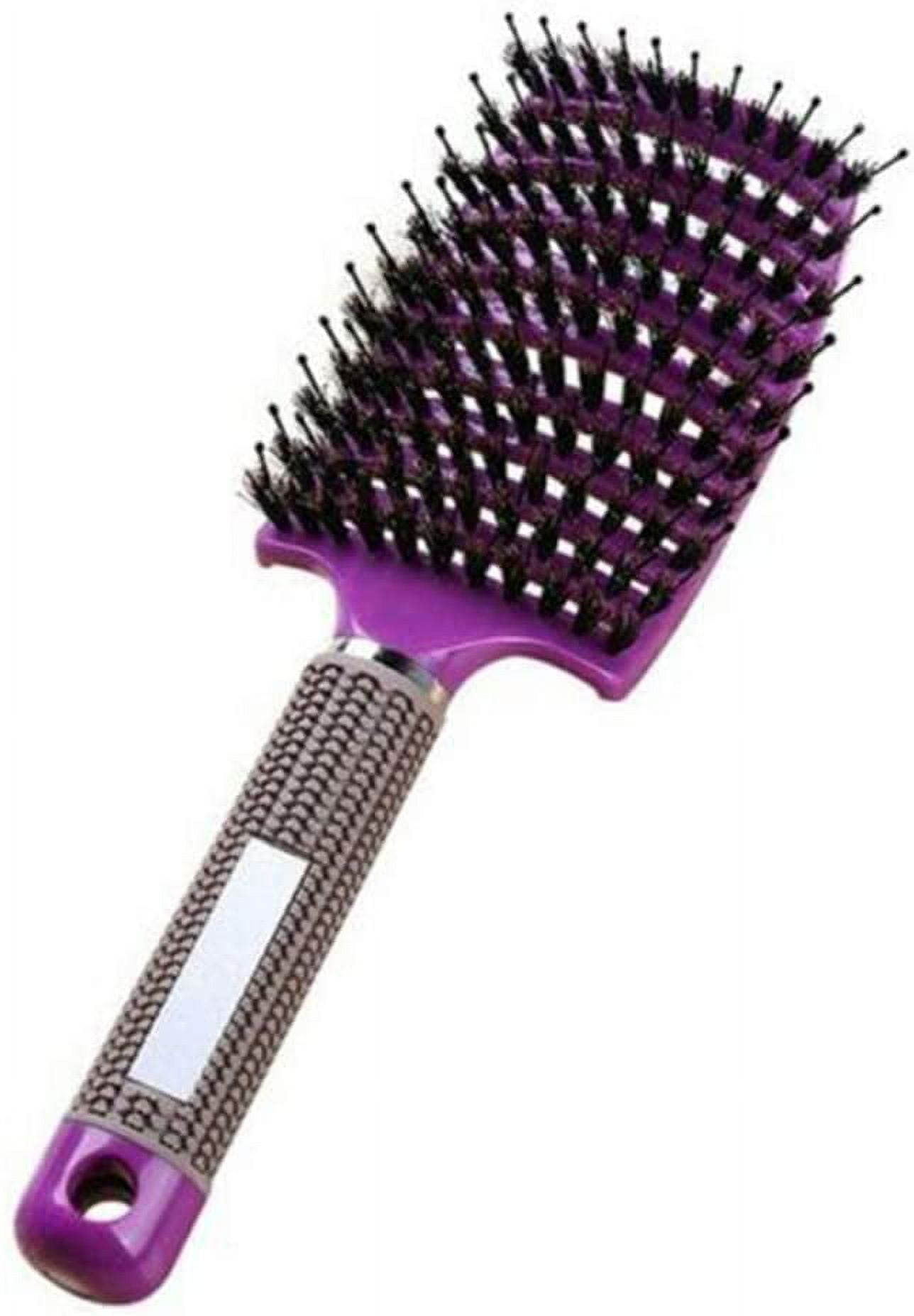 Detangling Nylon Bristle Brush Detangle Hairbrush Women Hair Scalp Massage Comb Brush