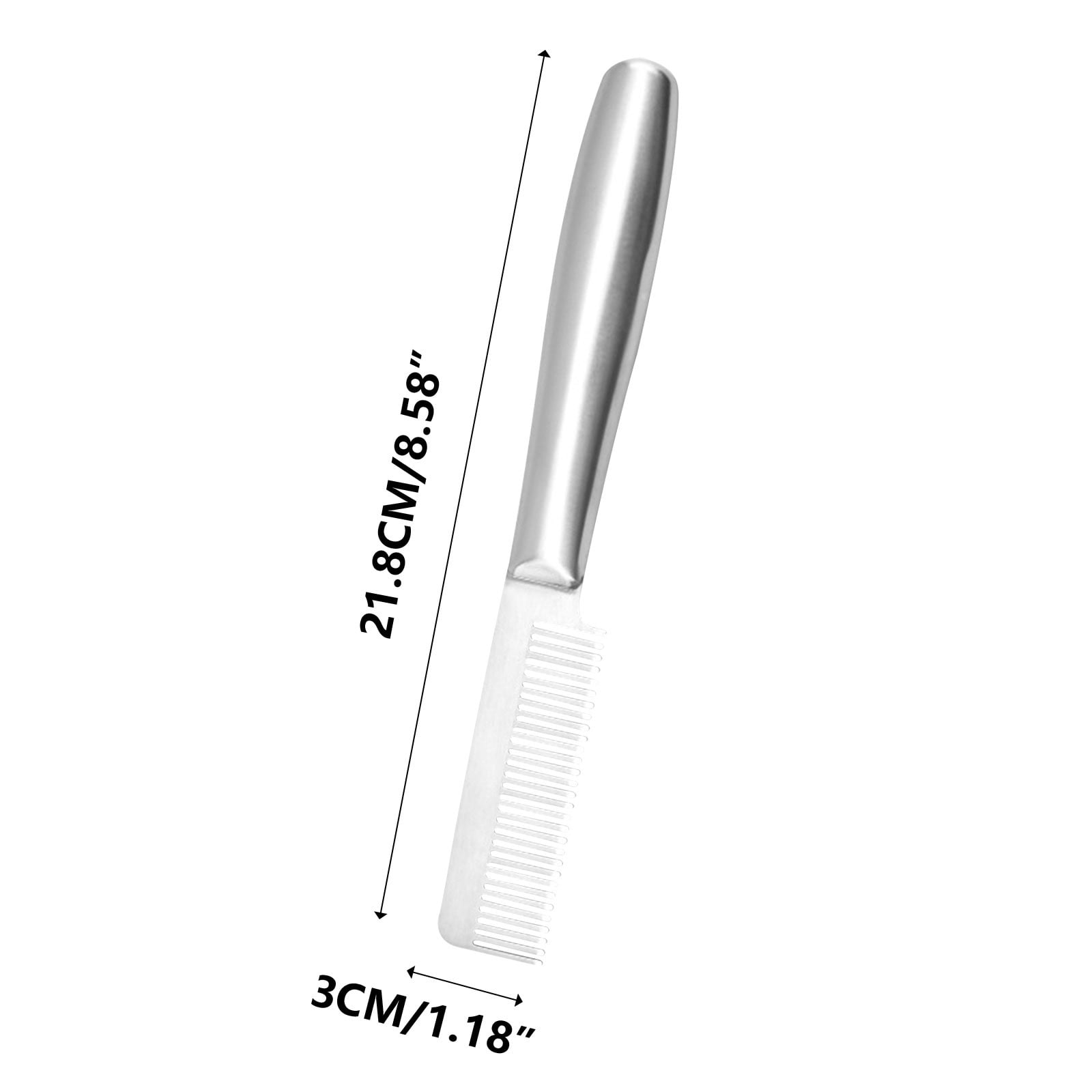 Detangling Pet Comb for Dogs & Cats with Long & Short Stainless Steel