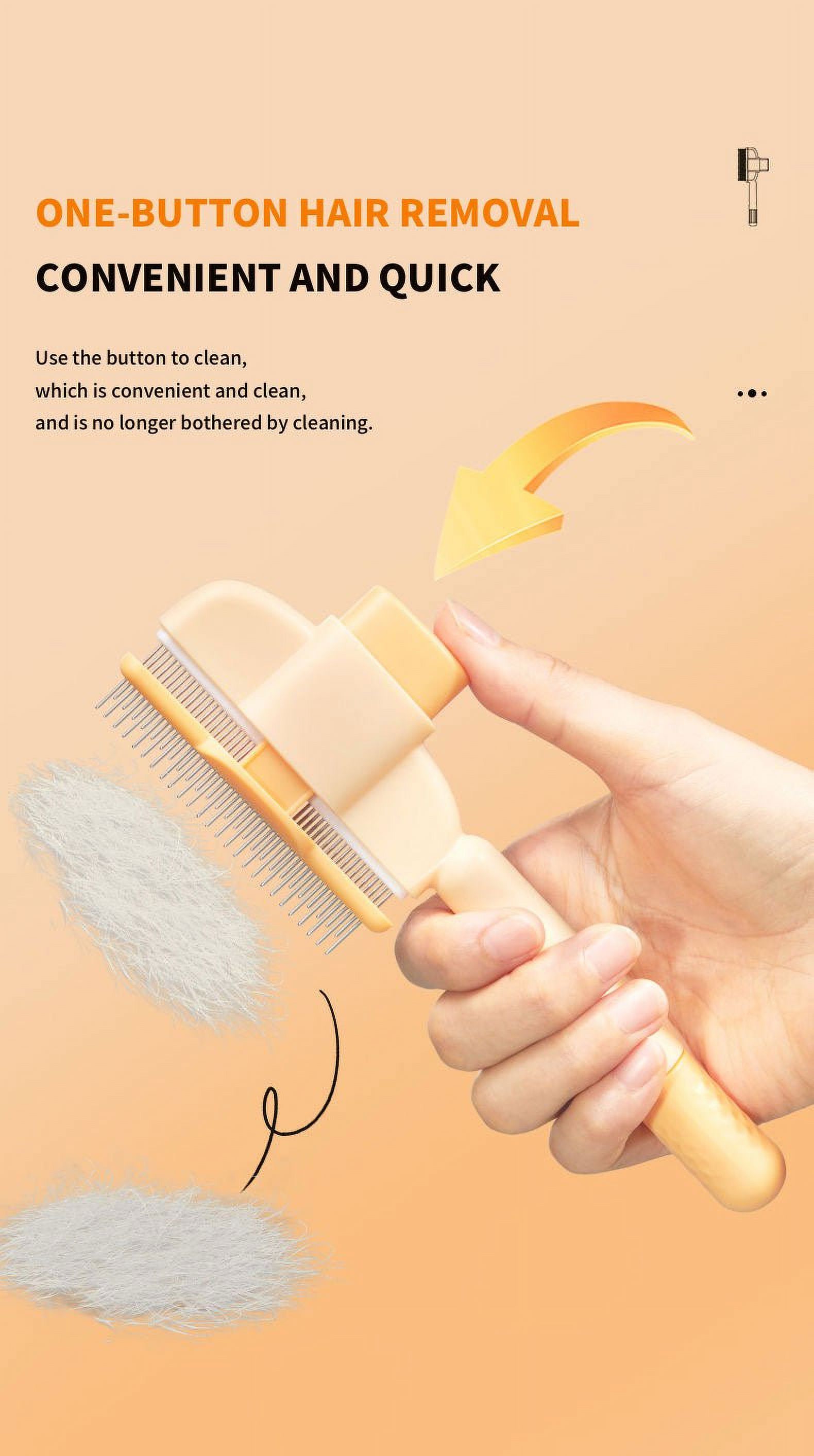 Detangling Pet Grooming Comb for Dogs & Cats with Long & Short