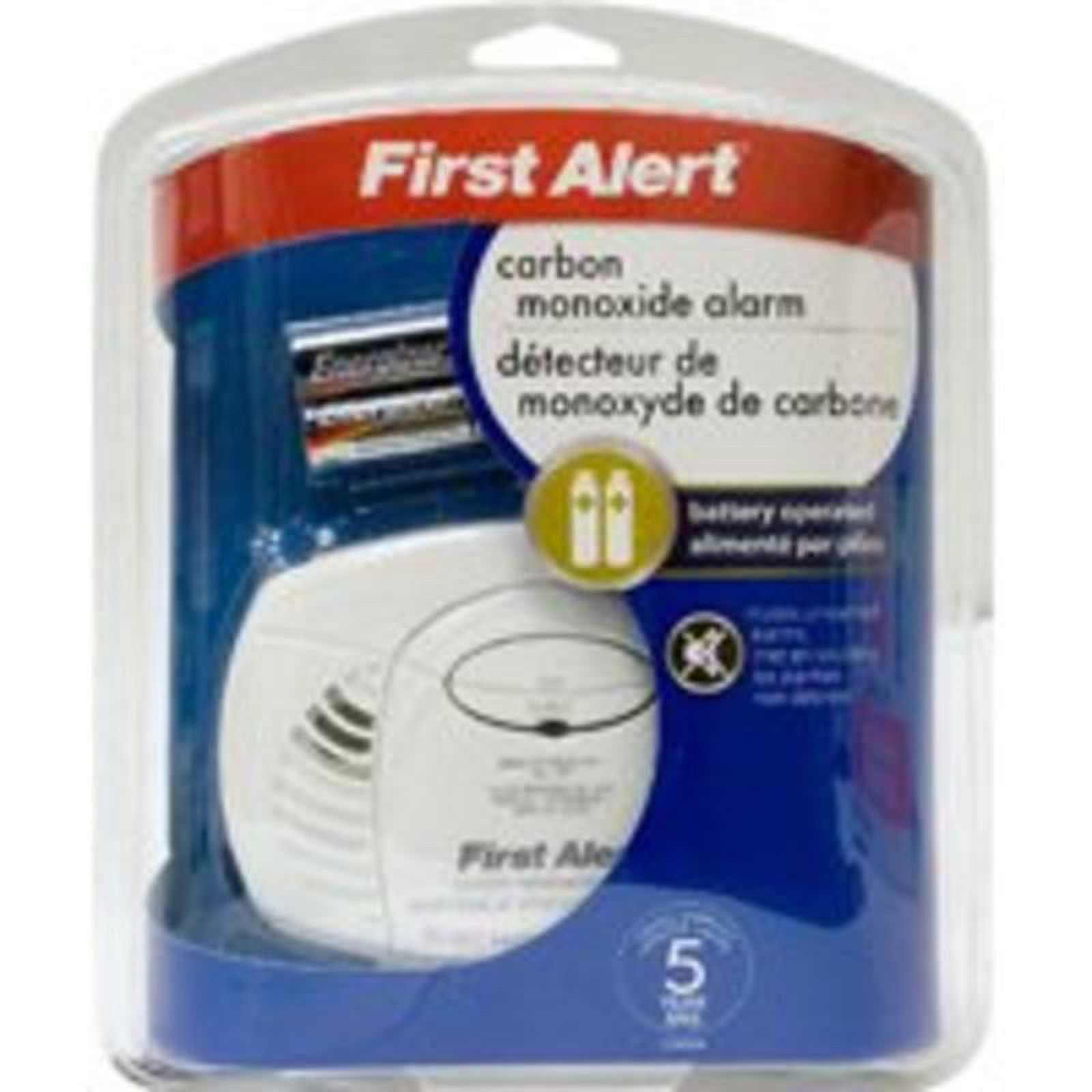 Detect Gas Sngl Co Low Batt 9V First Alert/Brk Brands Carbon Monoxide