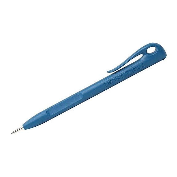Detectamet Detectable Elephant Stick Pen,W/Clip,PK50 105-C101-I02-PA01