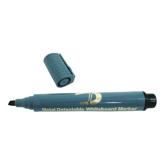Detectamet Detectable Dry Erase Marker Set,Round Barrel,PK10 145-A06-P02-A08