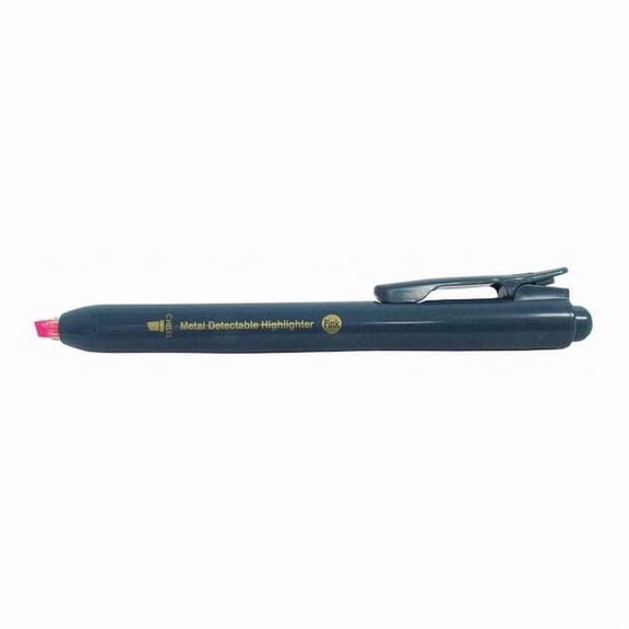Detectamet Detectable Highlighter, Pink Ink, Chisel Tip, PK5 150-A05-P09-A08