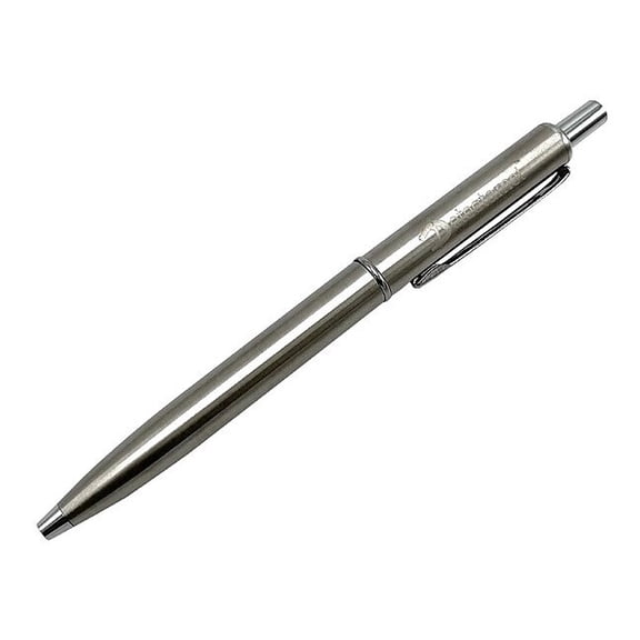 Metal Detectable Stainless Steel Pen,Black Ink,Pk10 114S-A05-I02