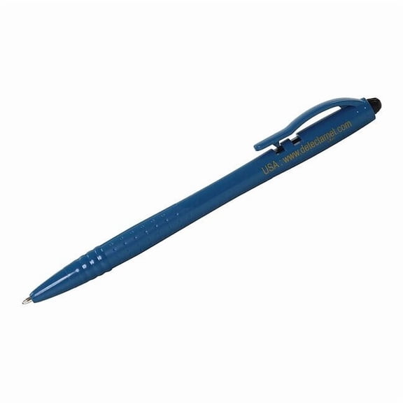 Detectamet Economy Retractable Pen,Black Ink,W/Clip,PK50 125-P01-I02