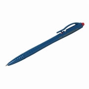 Metal Detectable Economy Retractable Pen,Red Ink,W/Clip,Pk50 125-P01-I03