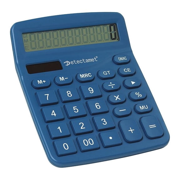 Detectamet Detectable Calculator, Portable, LCD, 8 Digits, 4-1/3"L 202S-P01
