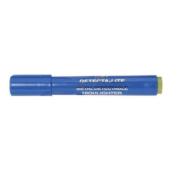 Detectapro Metal Detectable Highlighter, Blue Color Family, 10 PK HLPENBL