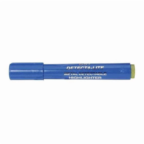 Detectapro Metal Detectable Highlighter, Yellow Color Family, 10 PK HLPENYL