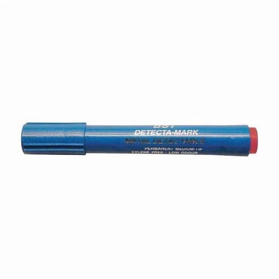 Detectapro Metal Detectable Permanent Marker, Red Color Family, 10 PK MPENRD