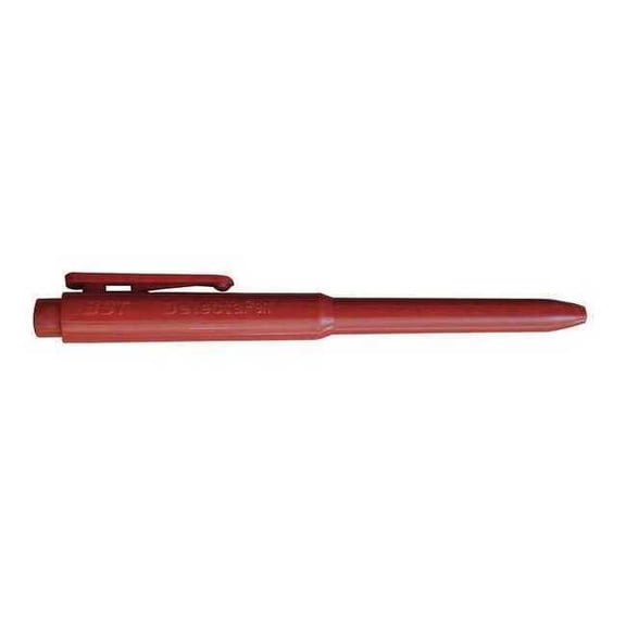 Detectapro Metal Detectable Retractable Pen, Red, PK25 RJPENRDRD