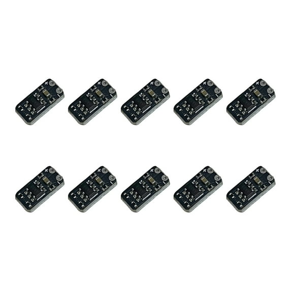 Teyleten Robot 3.7V-4.2V Mini Battery Meter Module - 10pcs, 4-Level LED Indicator For Lithium Batteries