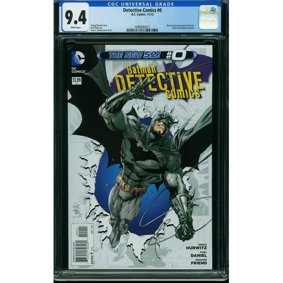 Detective Comics #0 - CGC 9.4 Comic Book