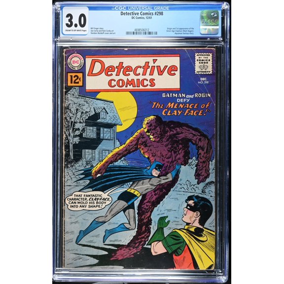 Detective Comics #298 CGC GD/VG 3.0 1st Silver Age Clayface! Comic Book
