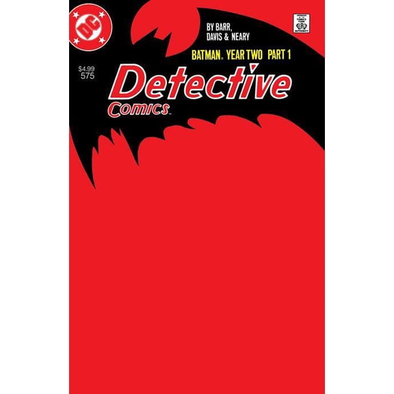 Detective Comics #575 Facsimile Edition Cvr C Blank Card Stock Var (year Two Part 1 Of 4) DC Comics Comic Book