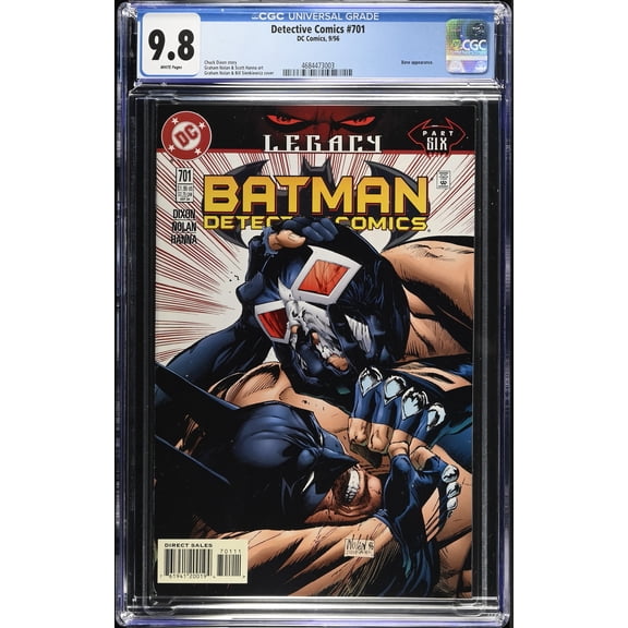 Detective Comics #701 - CGC 9.8 Comic Book