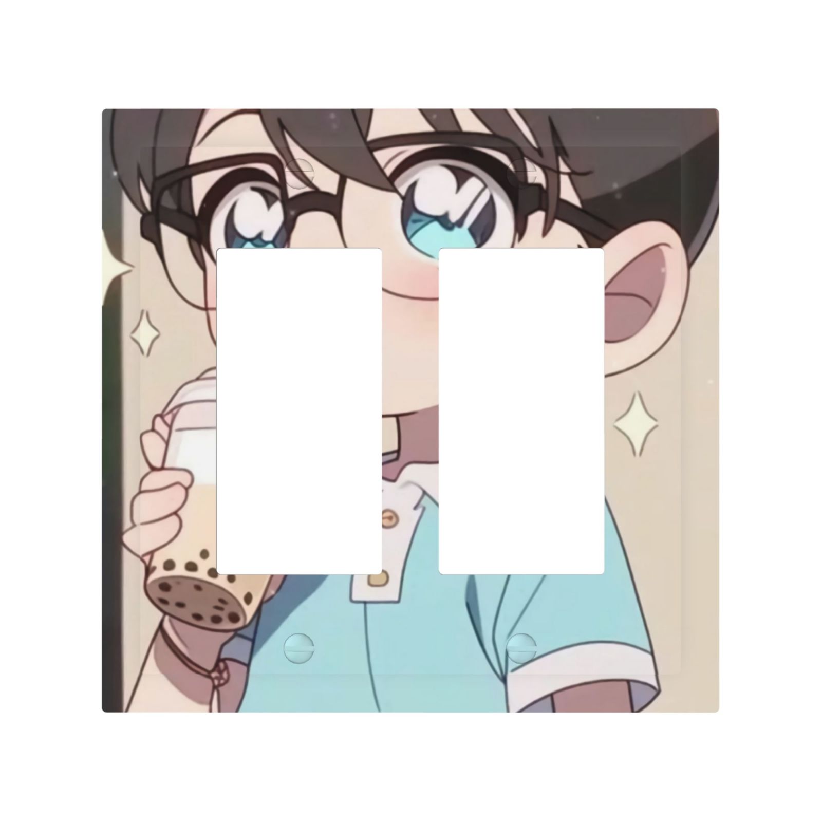 Detective Conan Modern Two-Way Toggle Switch Panel，Made Of Pc，Dustproof ...