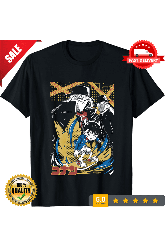 Detective Conan T-shirt Detective Conan,Detective,Anime Tee,Case Closed All Size, LIMITED EDITION-TH70052