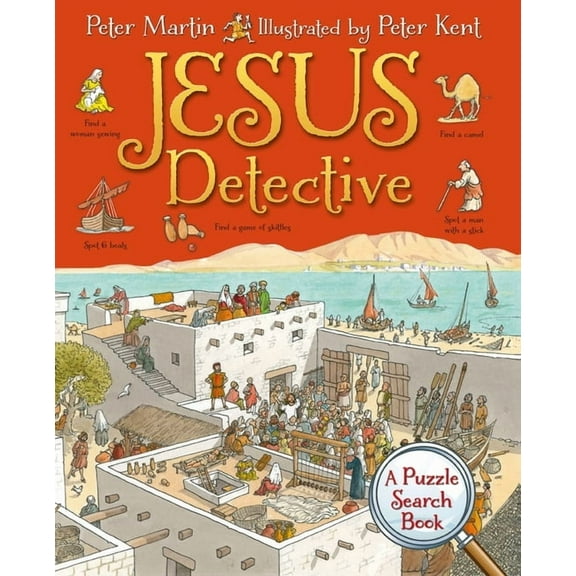 Detective Jesus Detective: A Puzzle Search Book, (Hardcover)