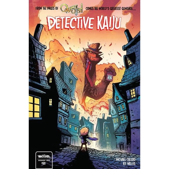 Detective Kaiju #2 (of 4) Cvr A Kit Wallis Massive Publishing Comic Book