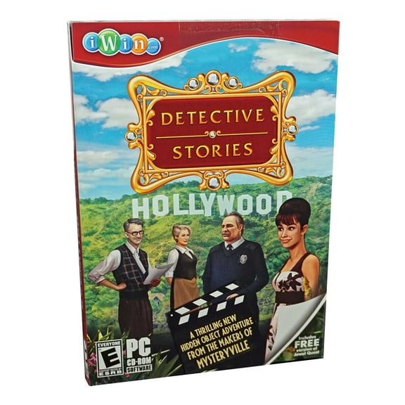 Detective Stories: Hollywood PC CDRom Game - Thrilling Hidden Object Adventure from the Makers of Mysteryville