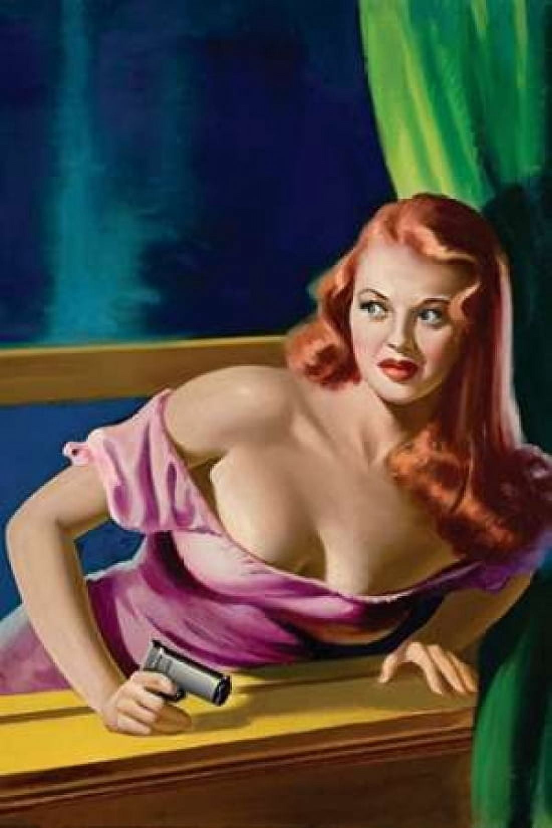Detective Yearbook Magazine Catching the Thief Canvas Art - Peter Driben (24 x 36)