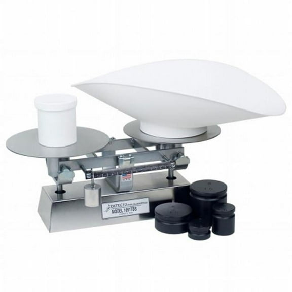 Detecto 1052TBSKG Stainless Steel Bakers Dough Scale with Scoop Beam Grads