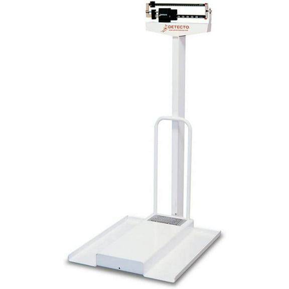Detecto 485 Mechanical Wheelchair Scale Capacity: 350 lb x 4 oz