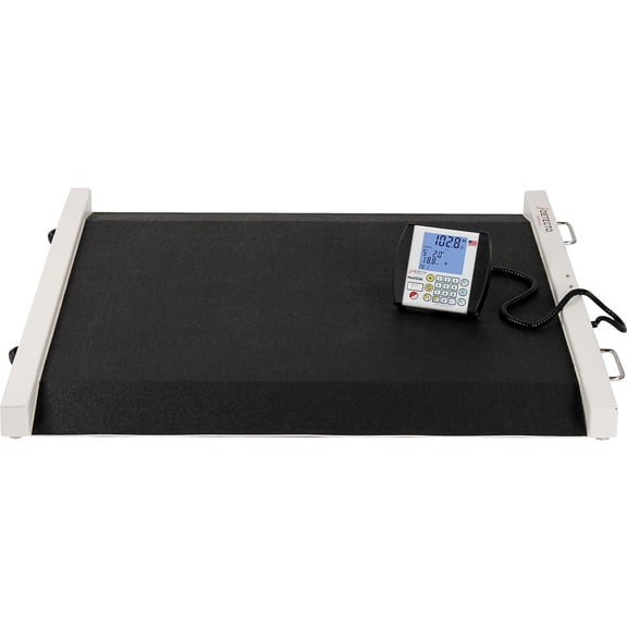 Fabrication Ent Detecto Bariatric / Wheelchair Scale - 1100 lb x .5 lb - 49 x 45 x 8 inch Footprint